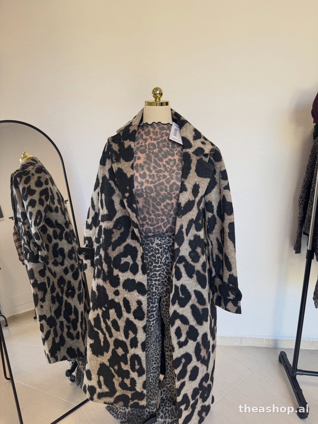 Pallto leopard oversize