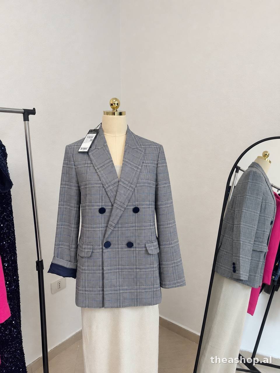 Blazer i kuadratuar oversize