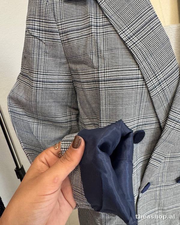 Blazer i kuadratuar oversize — foto 3