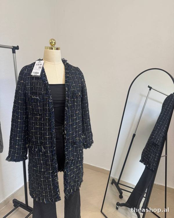 Pallto tweed me thekë — foto 1