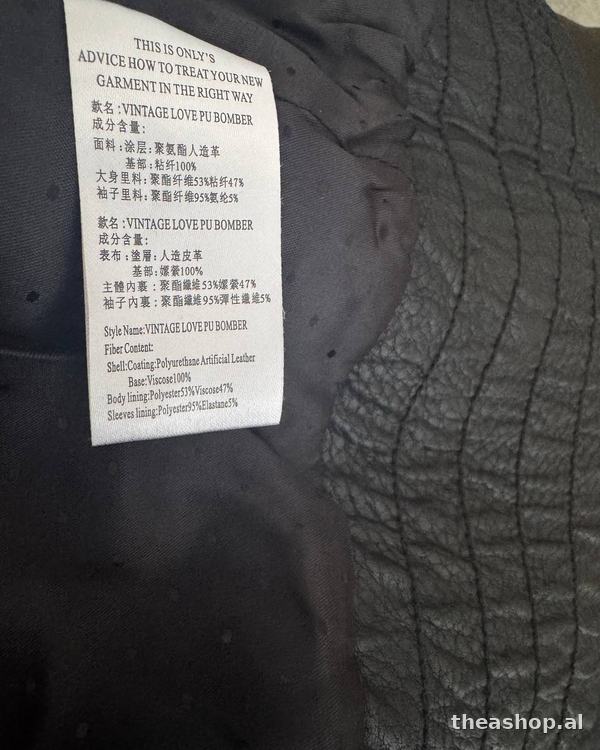 Set bomber PU dhe xhinse këmbë gjerë — foto 8