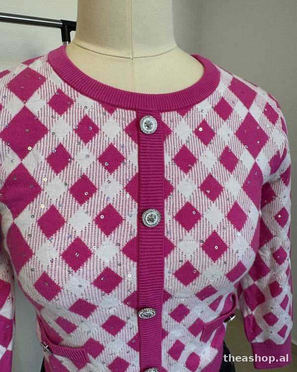 Triko tartan fuchsia me xixa — foto 2