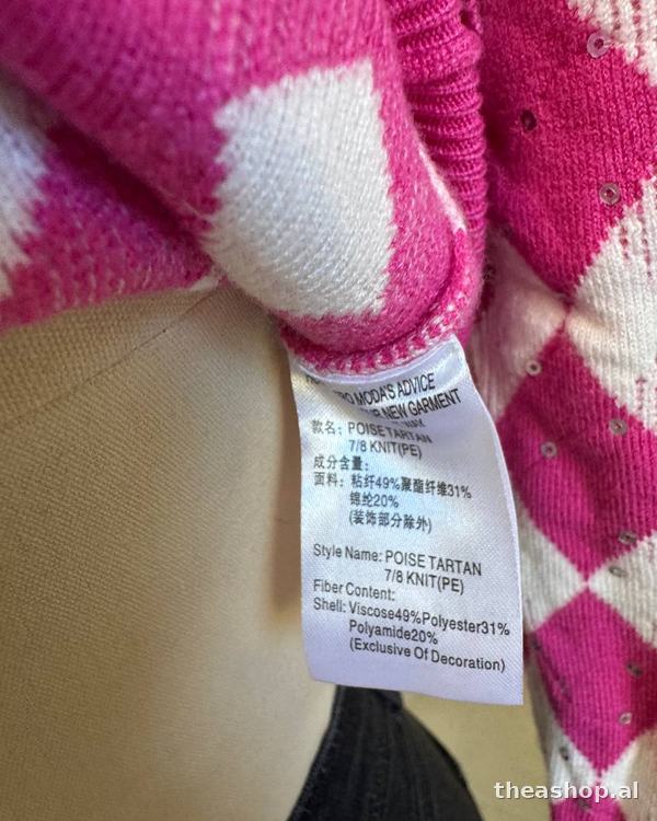 Triko tartan fuchsia me xixa — foto 6