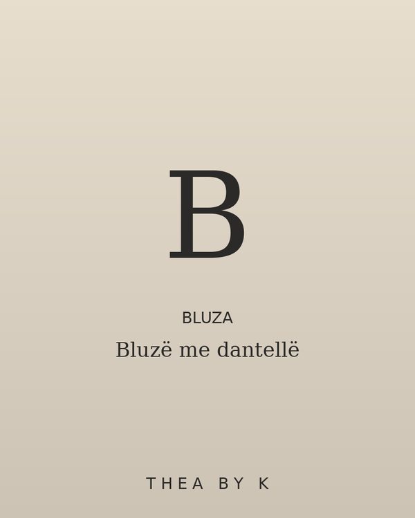 Bluzë me dantellë
