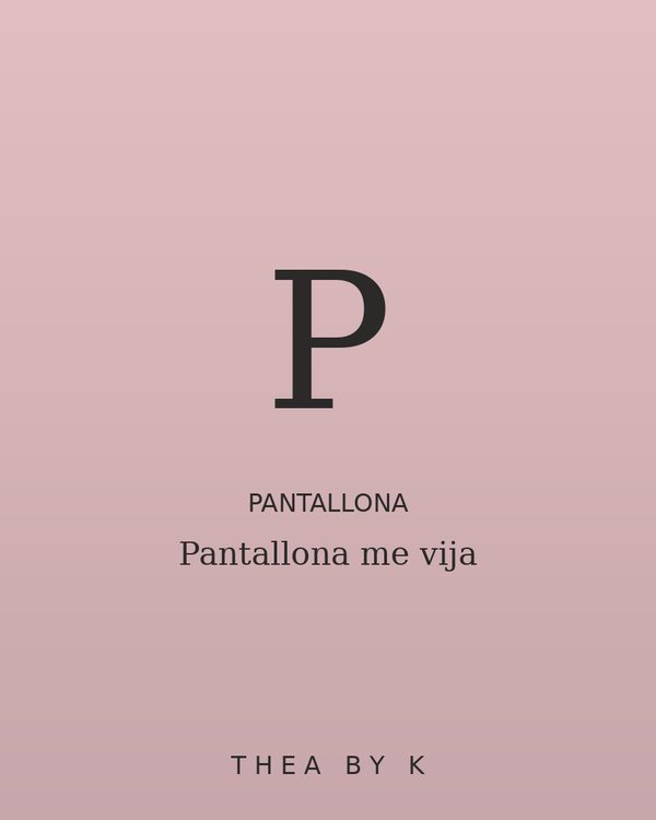 Pantallona me vija