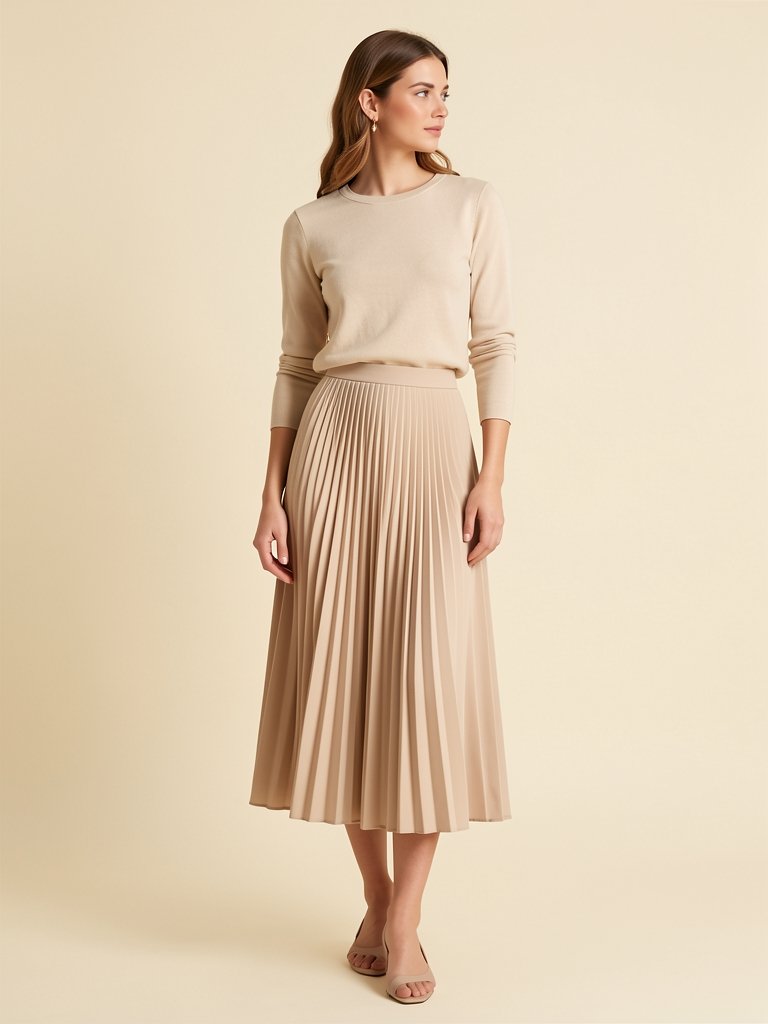 Fund midi plise